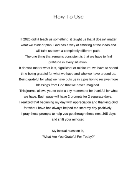 What Am I Grateful For? 2.0